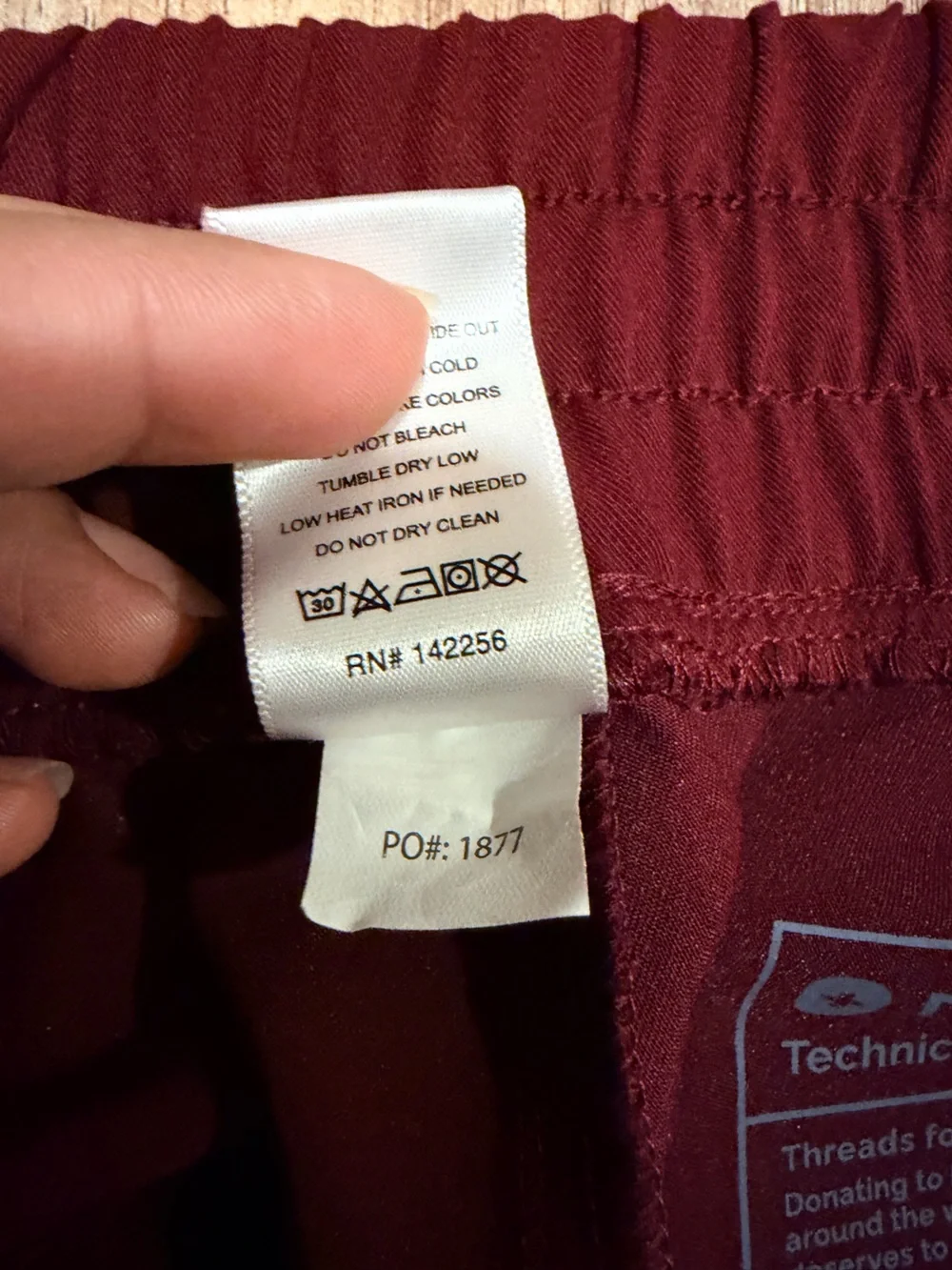 Figs Jogger Scrub Pants with Gray Drawstring